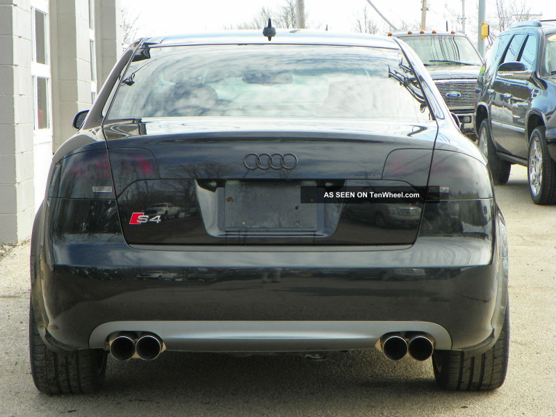 2007 Audi S4 Sedan 4. 2l Pes Supercharger 6 - Speed Manual Black On ...