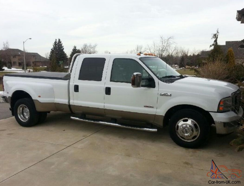 DUALLY! HIGHWAY MILES!TEXAS TRUCK NO RUST. 2006 FORD F-350 LARIAT CREW ...