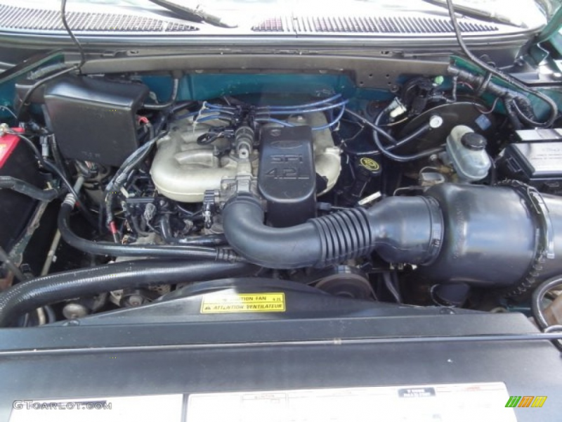 1997 Ford F150 XLT Extended Cab 4.2 Liter OHV 12 Valve V6 Engine Photo ...
