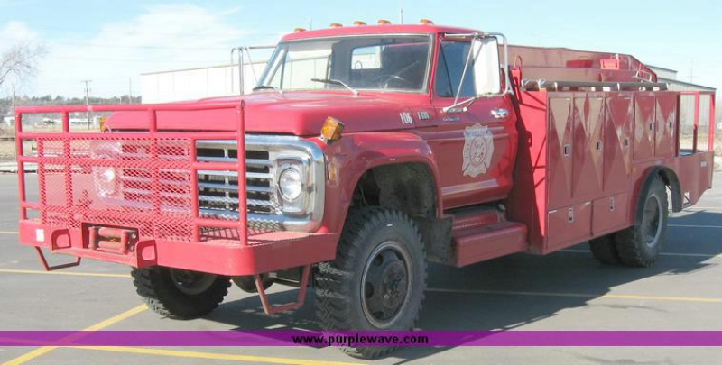 3577.JPG - 1978 Ford F600 Fire truck, 43,176 miles on odometer, Five ...