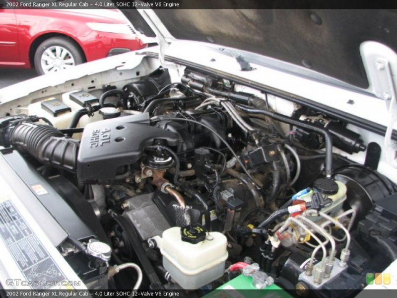 Liter SOHC 12-Valve V6 Engine on the 2002 Ford Ranger XL Regular ...