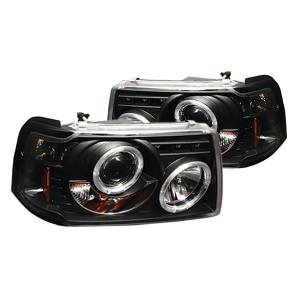 IPCW® - Black Halo Projector Headlights with LEDs