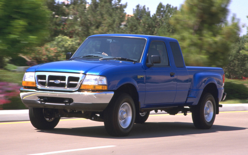 2000 Ford Ranger Front View In Motion