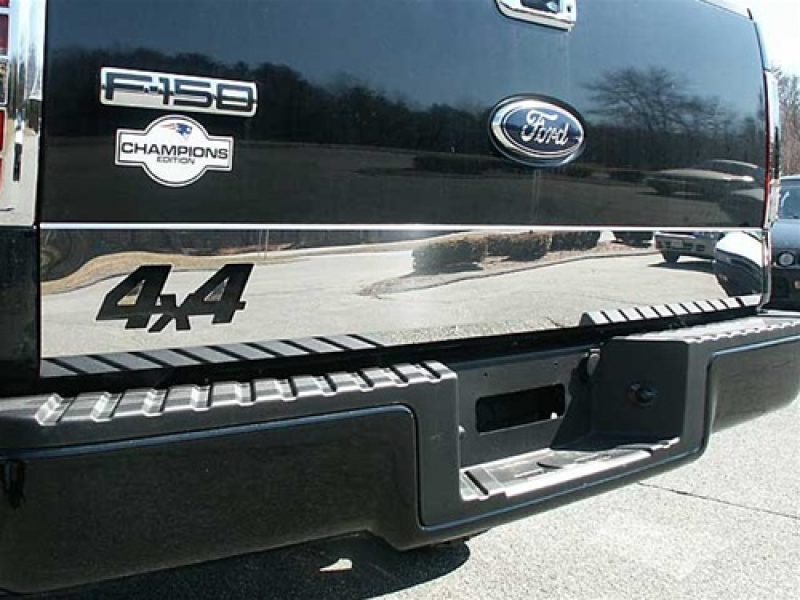 Ford F150 Chrome Tailgate Trim with 4x4 cut-out, 2004, 2005, 2006 ...