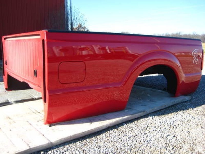 RED Ford Super Duty F250 F350 8' Longbed Truck Bed New Take Off 99 up ...