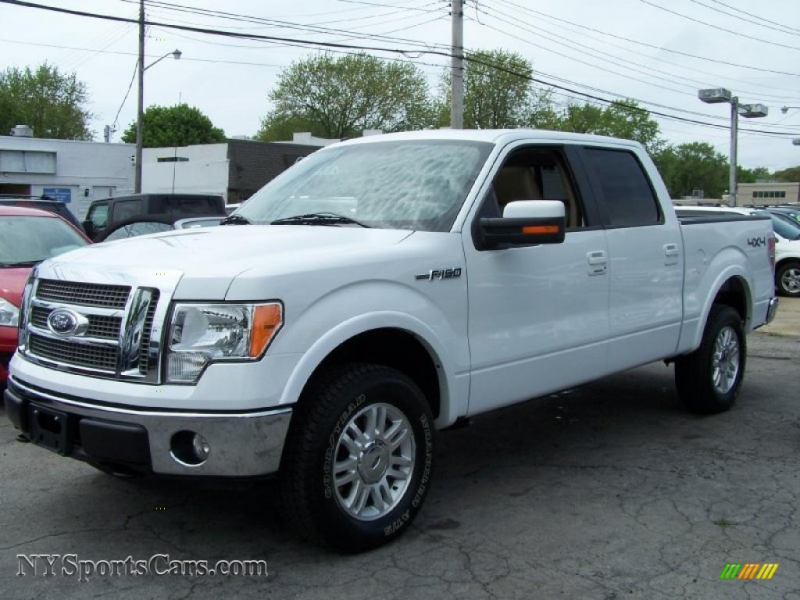 2010 Ford F150 Lariat SuperCrew 4x4 in Oxford White - A80884