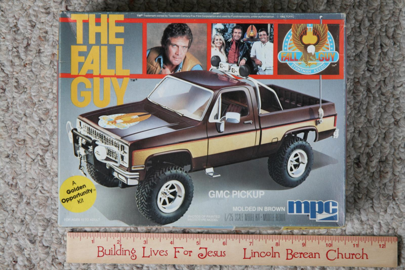 The Fall Guy" GMC Pickup Plastic Model