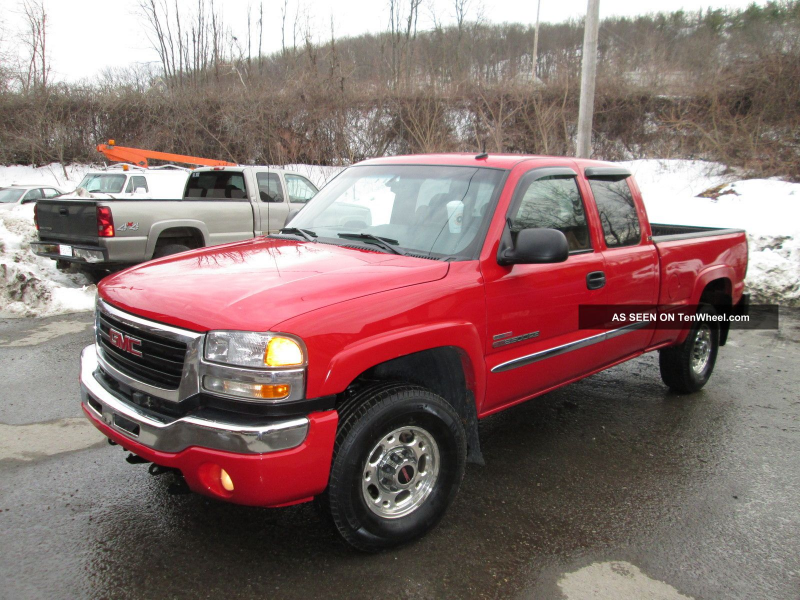 2003 Gmc Sierra 2500 Hd Slt Extended Cab Pickup 4 - Door 6. 6l Sierra ...