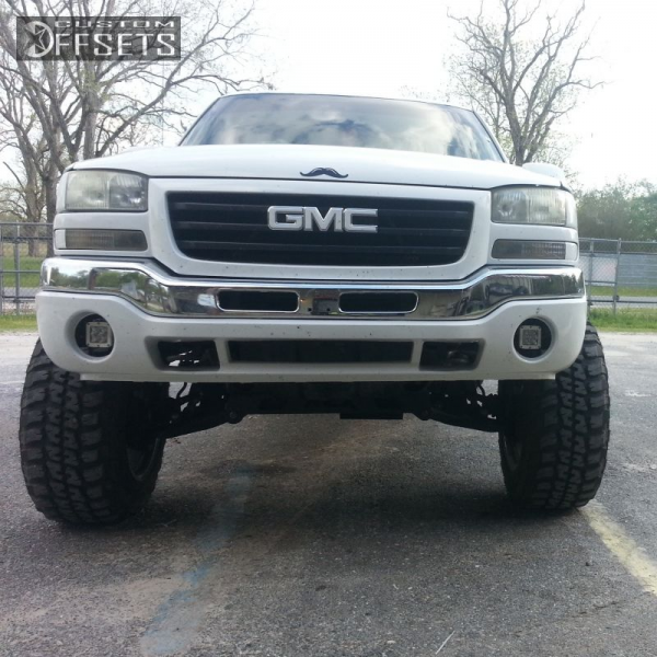 2001 sierra 1500 gmc suspension lift 6 fuel d516 krank chrome ...