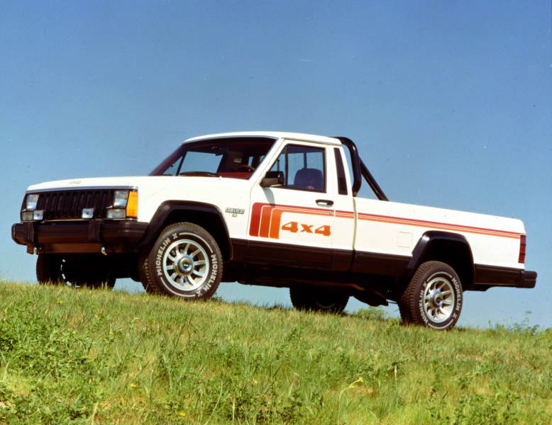 Jeep Comanche pickup. Images courtesy of Chrysler Group LLC.