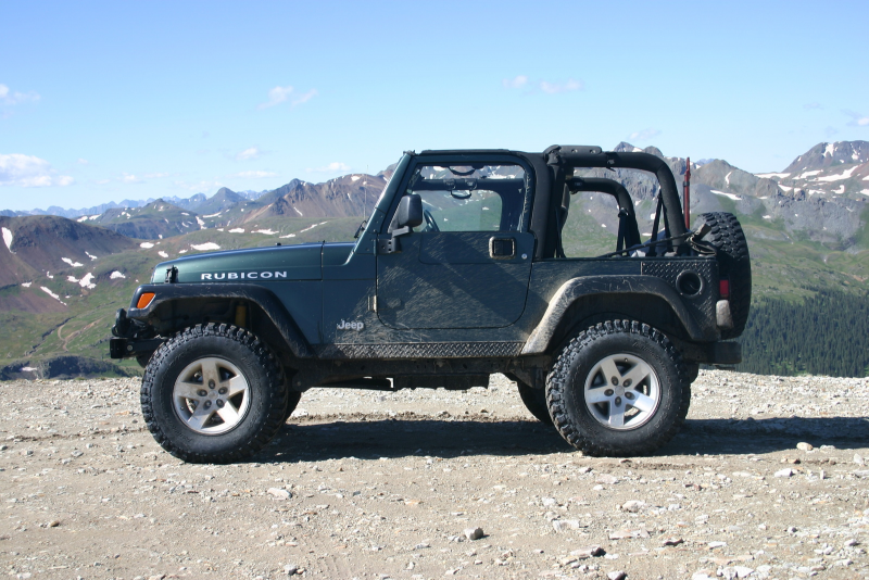 2003 Jeep Wrangler Rubicon, Engineer Pass Trail Colorado., exterior
