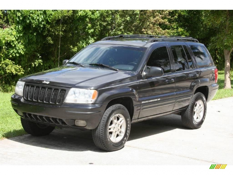 Black 1999 Jeep Grand Cherokee Limited with Black seats