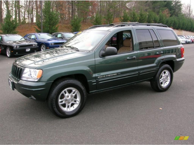 Green 2000 Jeep Grand Cherokee Limited Edition 4x4 4 Door with Camel ...