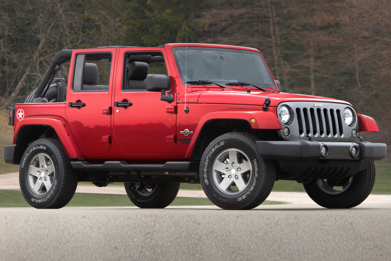 2014 Jeep Wrangler Unlimited Front Three Quarters