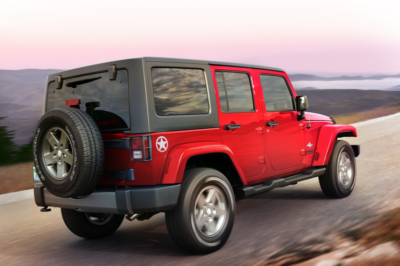 2014 Jeep Wrangler Unlimited Rear Passengers In Motion