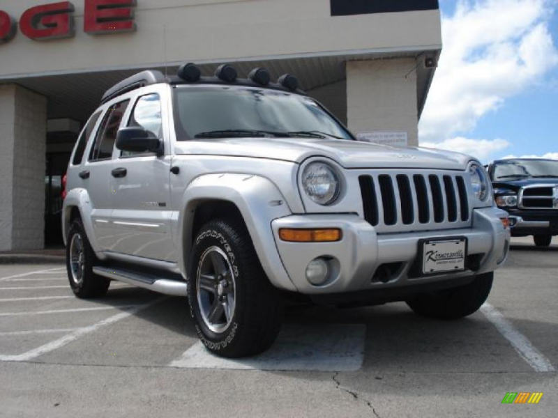 Bright Silver Metallic 2003 Jeep Liberty Renegade with Beige Cloth ...